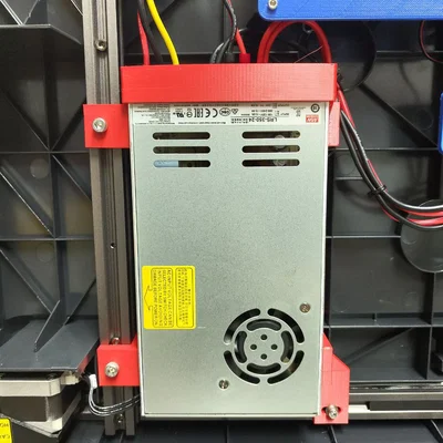 Ngàm gắn bộ nguồn MeanWell LRS-350-24 cho Sovol SV08