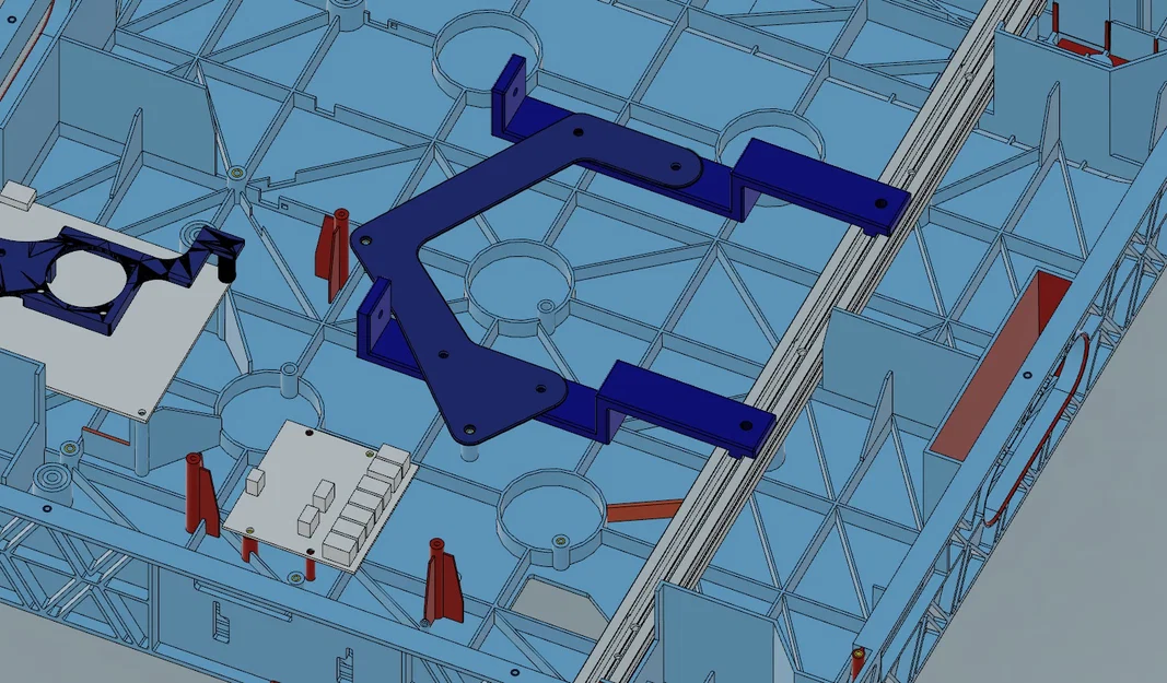 Giá gắn nguồn Meanwell LRS350 cho Sovol SV08 - Bản không cần độ dây - Image 3