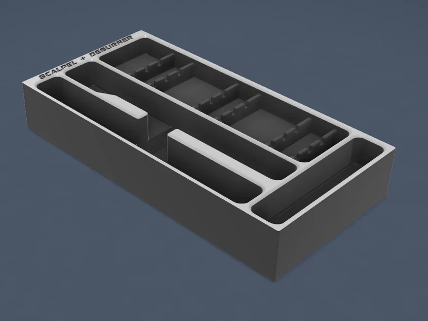 Khay đựng dao mổ và dụng cụ gỡ ba-via BaBo organizer 6x3 - Image 1