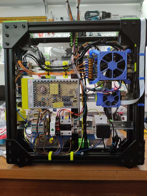 Ngàm gắn DIN rail cho Raspberry Pi 4B kèm tùy chọn lắp quạt - Image 3