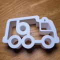 Khuôn cắt bánh quy hình xe cứu hỏa (Fire truck cookie cutter) - Thumbnail 4