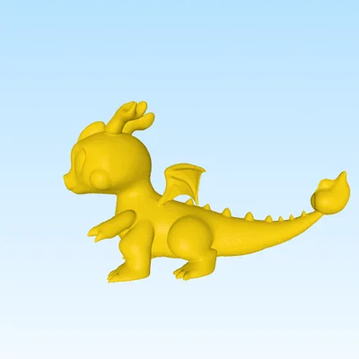Mô hình Rồng 3D ấn tượng