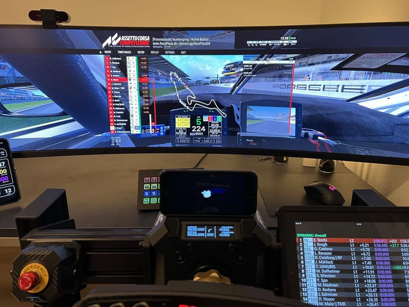 Giá đỡ nam châm cho Smartphone, Button Box, Dashboard trên Fanatec DD1/DD2 - Image 5