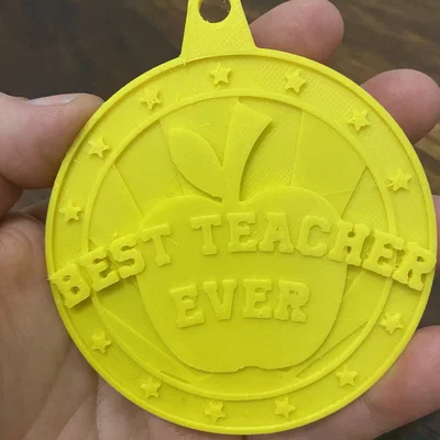 Huy chương Best Teacher Ever (Người giáo viên tuyệt vời nhất)