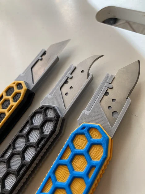 Giá Đỡ Dao Rọc Giấy Mini HEX Gập Được V1 - Image 2