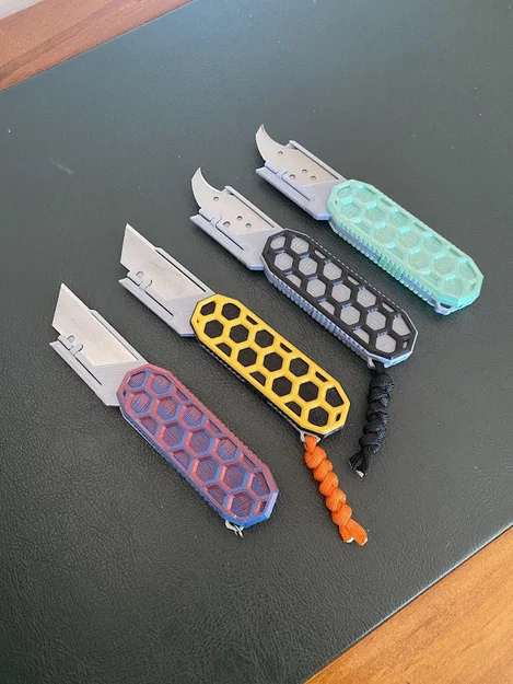 Giá Đỡ Dao Rọc Giấy Mini HEX Gập Được V1 - Image 12