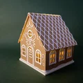 Mô hình nhà bánh gừng Giáng sinh gấp gọn - Thumbnail 1