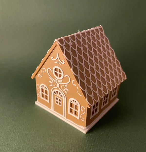 Mô hình nhà bánh gừng Giáng sinh gấp gọn - Image 3