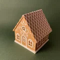 Mô hình nhà bánh gừng Giáng sinh gấp gọn - Thumbnail 3