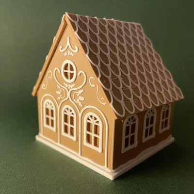 Mô hình nhà bánh gừng Giáng sinh gấp gọn