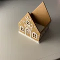 Mô hình nhà bánh gừng Giáng sinh gấp gọn - Thumbnail 6