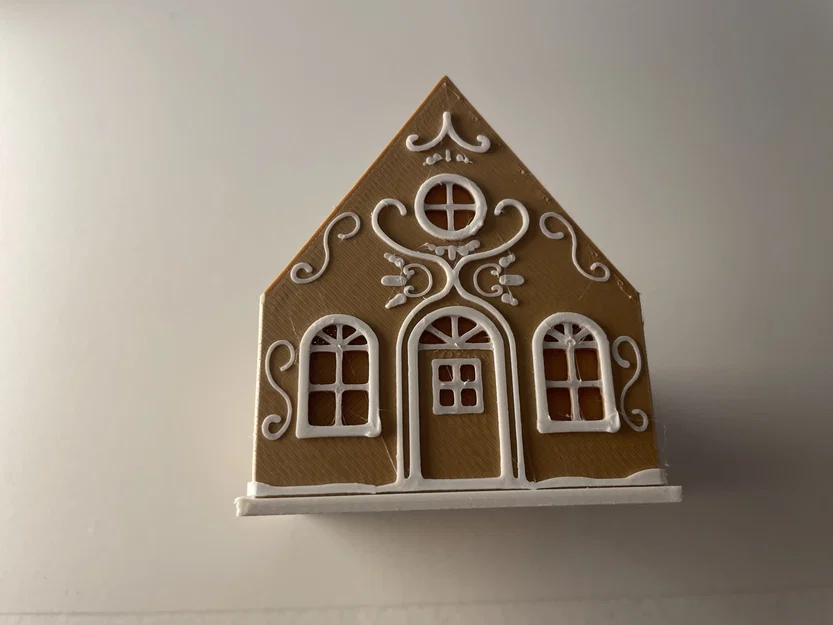 Mô hình nhà bánh gừng Giáng sinh gấp gọn - Image 7