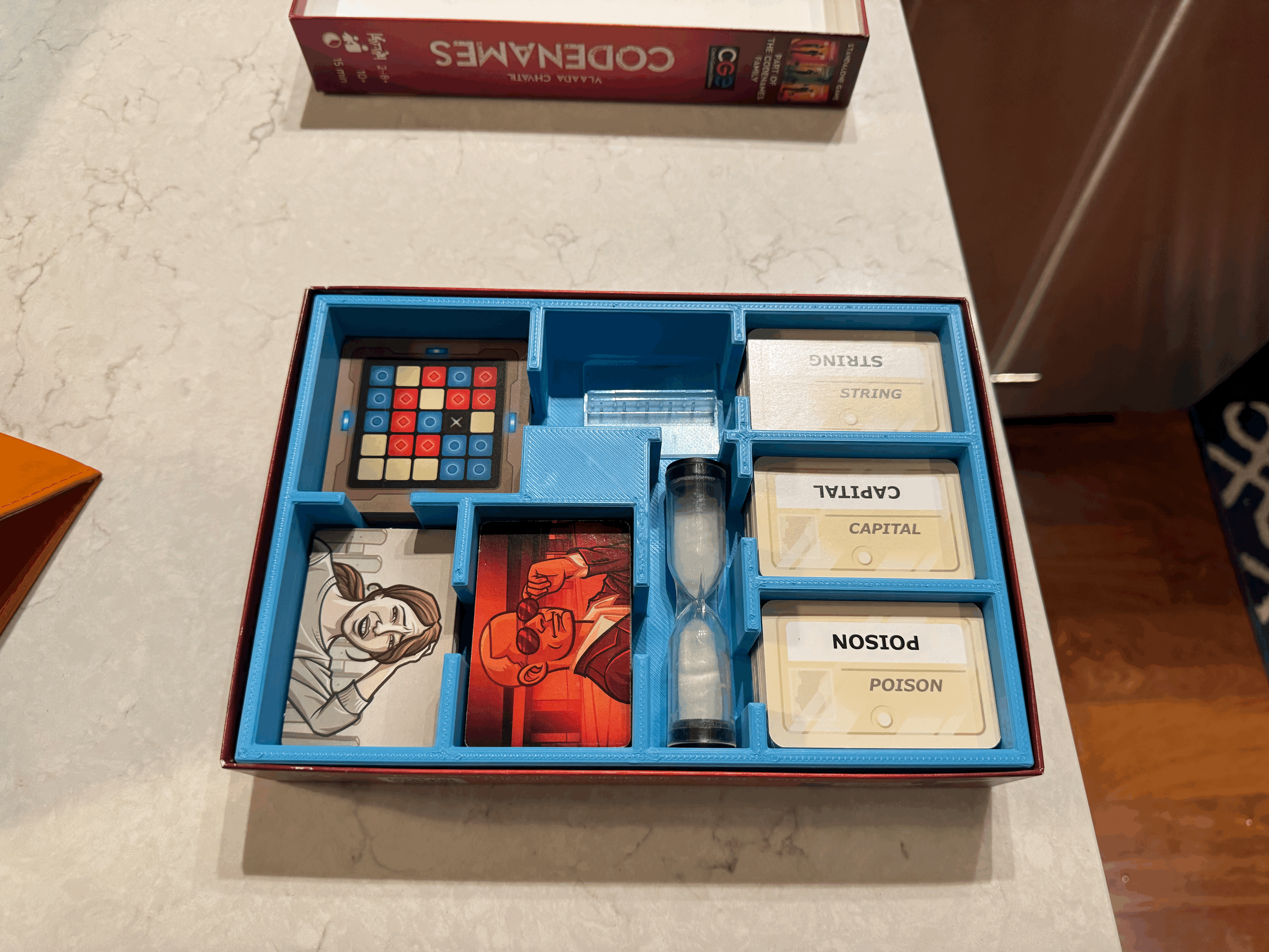 Bộ khay sắp xếp (insert) cho board game Codenames - Image 1
