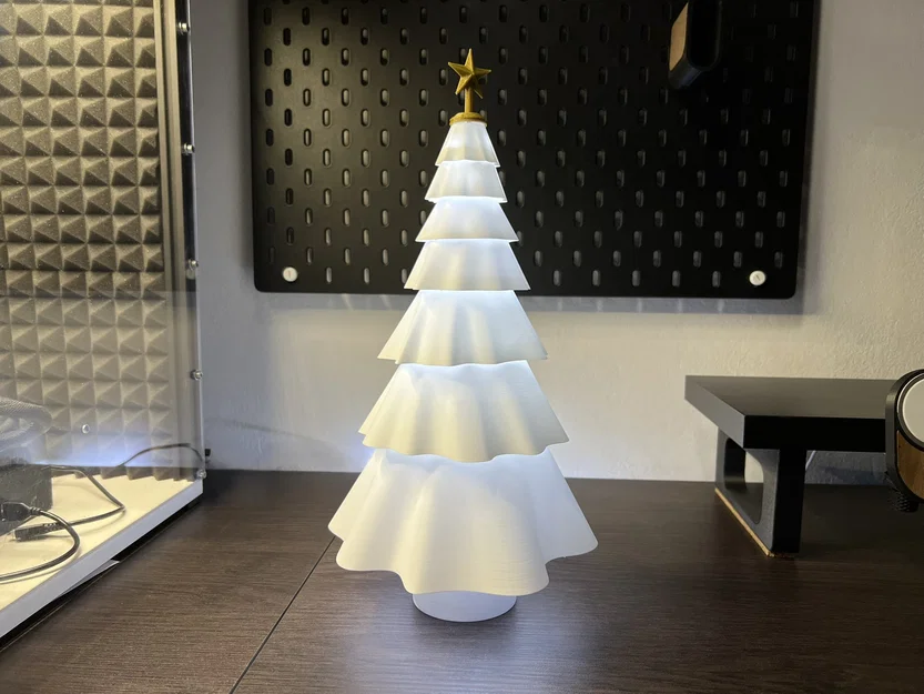Đèn cây thông Noel - Chụp đèn in chế độ Vase mode - Image 1