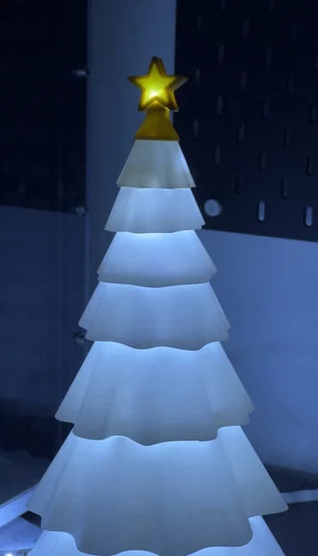 Đèn cây thông Noel - Chụp đèn in chế độ Vase mode - Image 2