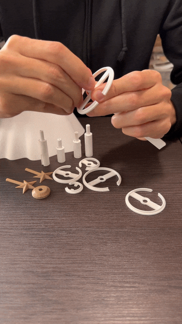 Đèn cây thông Noel - Chụp đèn in chế độ Vase mode - Thumbnail 4