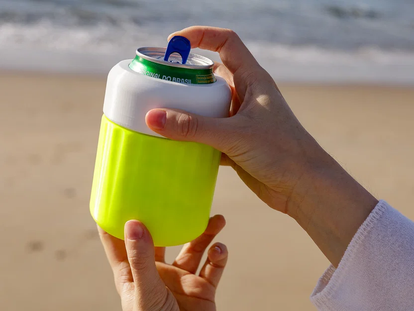 Vỏ giữ nhiệt (Koozie) 2 lớp cho lon 330ml & 500ml - Đã kiểm chứng khoa học - Image 4