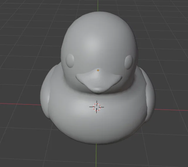 Mô hình 3D chú vịt nhựa đáng yêu từ Placid Plastic Duck - Image 1