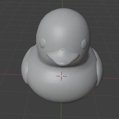 Mô hình 3D chú vịt nhựa đáng yêu từ Placid Plastic Duck