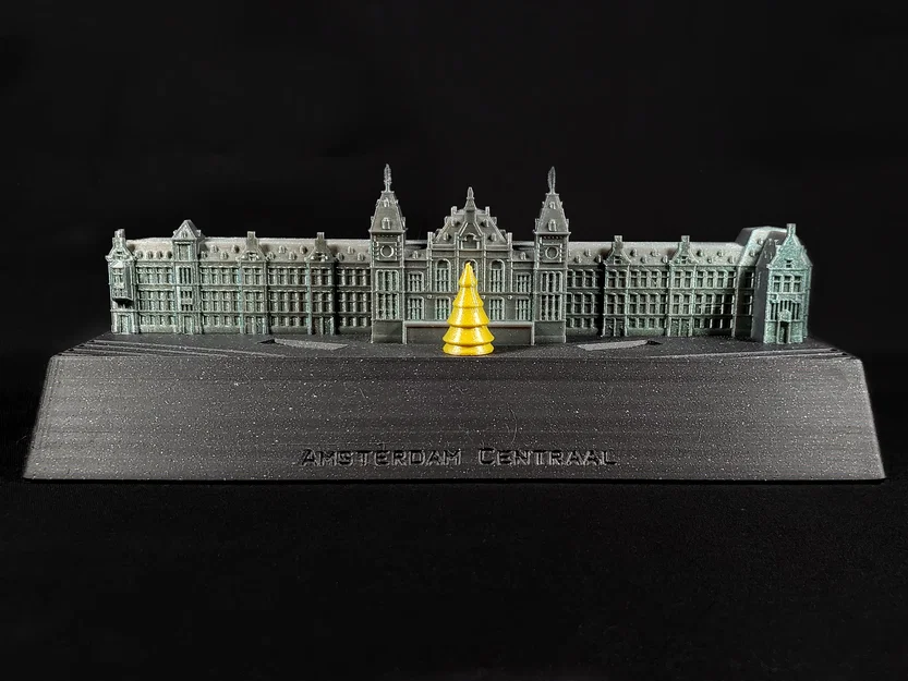 Mô hình trang trí Giáng sinh - Nhà ga Amsterdam Centraal - Image 1