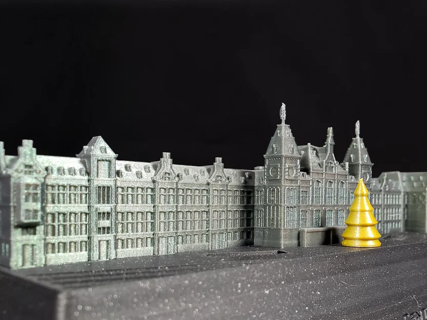 Mô hình trang trí Giáng sinh - Nhà ga Amsterdam Centraal - Image 2