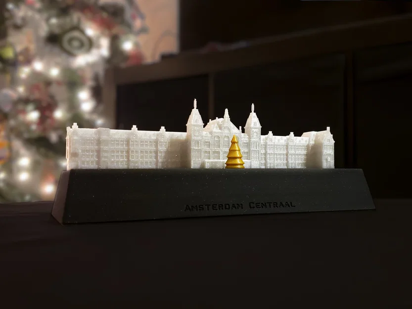 Mô hình trang trí Giáng sinh - Nhà ga Amsterdam Centraal - Image 3