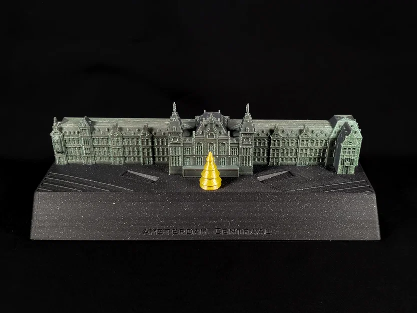 Mô hình trang trí Giáng sinh - Nhà ga Amsterdam Centraal - Image 5