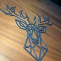 Mô hình trang trí đầu hươu phong cách Geometric in 3D độc đáo - Thumbnail 2