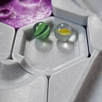 Mô hình điểm kết thúc GraviTrax Junior in 3D cho đường đua bi lăn