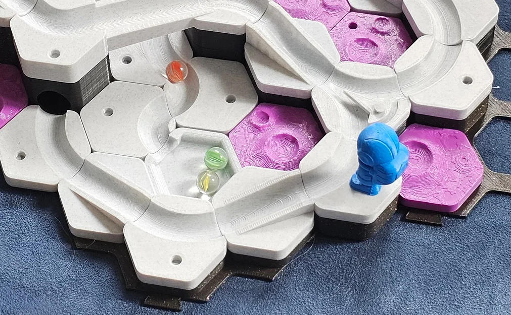 Mô hình điểm kết thúc GraviTrax Junior in 3D cho đường đua bi lăn - Image 2