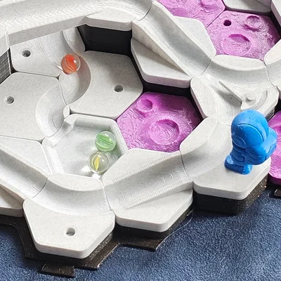 Mô hình điểm kết thúc GraviTrax Junior in 3D cho đường đua bi lăn