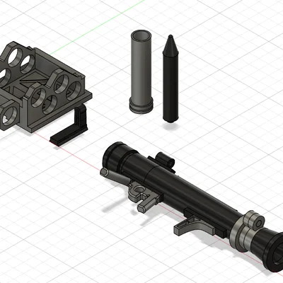 Súng Không Giật (Recoilless Rifle) cho Dummy 13