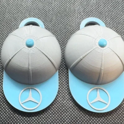 Móc khóa nón Mercedes Formula 1 F1
