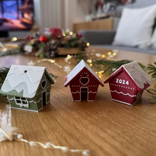 Bộ mô hình lắp ráp Christmas House Kit Card - Image 2