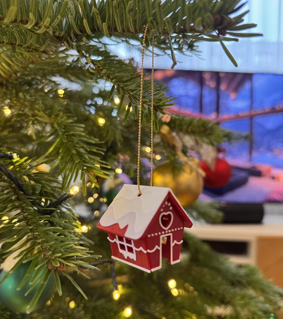 Bộ mô hình lắp ráp Christmas House Kit Card - Image 3