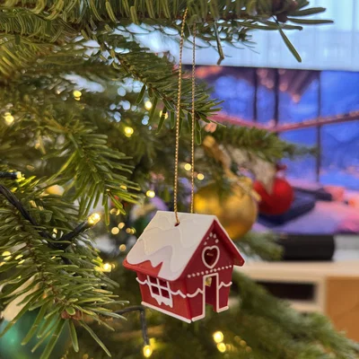 Bộ mô hình lắp ráp Christmas House Kit Card