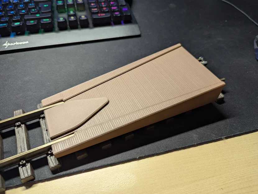 Dụng cụ hỗ trợ đặt tàu hỏa mô hình G-scale lên đường ray - Image 1