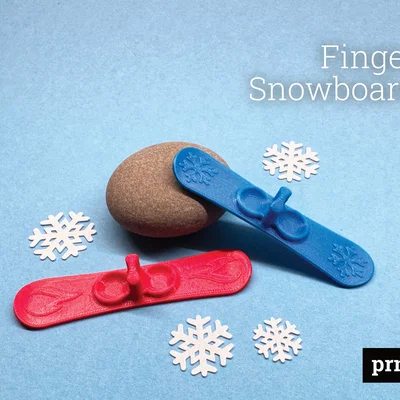 Finger Snowboard – Ván trượt tuyết mini cho ngón tay