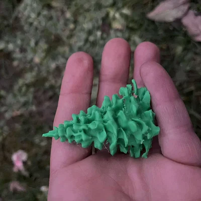 Mô hình diorama cây lá kim
