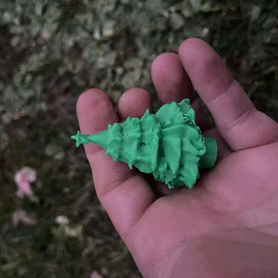 Mô hình diorama cây lá kim