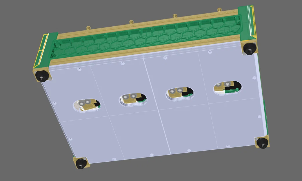 Nắp đậy phần đáy in 3D cho Box Turtle - Image 1