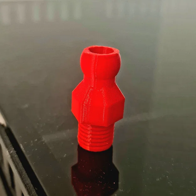 Đầu nối ren kiểu Loc-line (Base Connector) tự in 3D cho máy CNC - Image 2