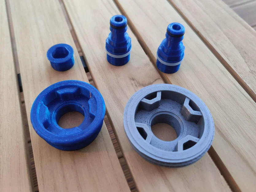 Nắp vặn thùng nhựa kèm đầu nối vòi Gardena - Image 1