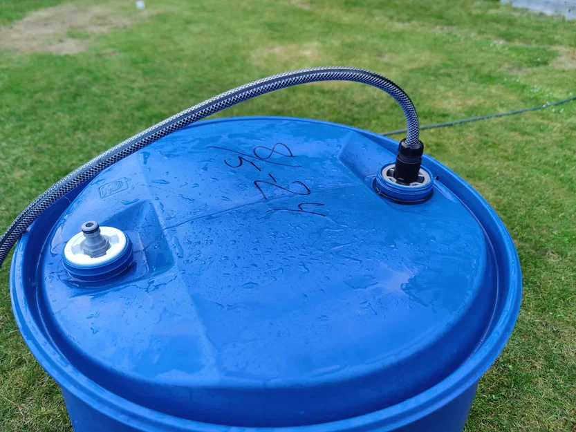 Nắp vặn thùng nhựa kèm đầu nối vòi Gardena - Image 4