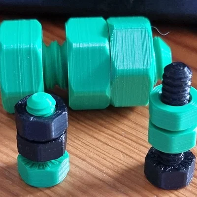 Ốc vít ma thuật "hack não"! Có thể tùy chỉnh bằng OpenSCAD