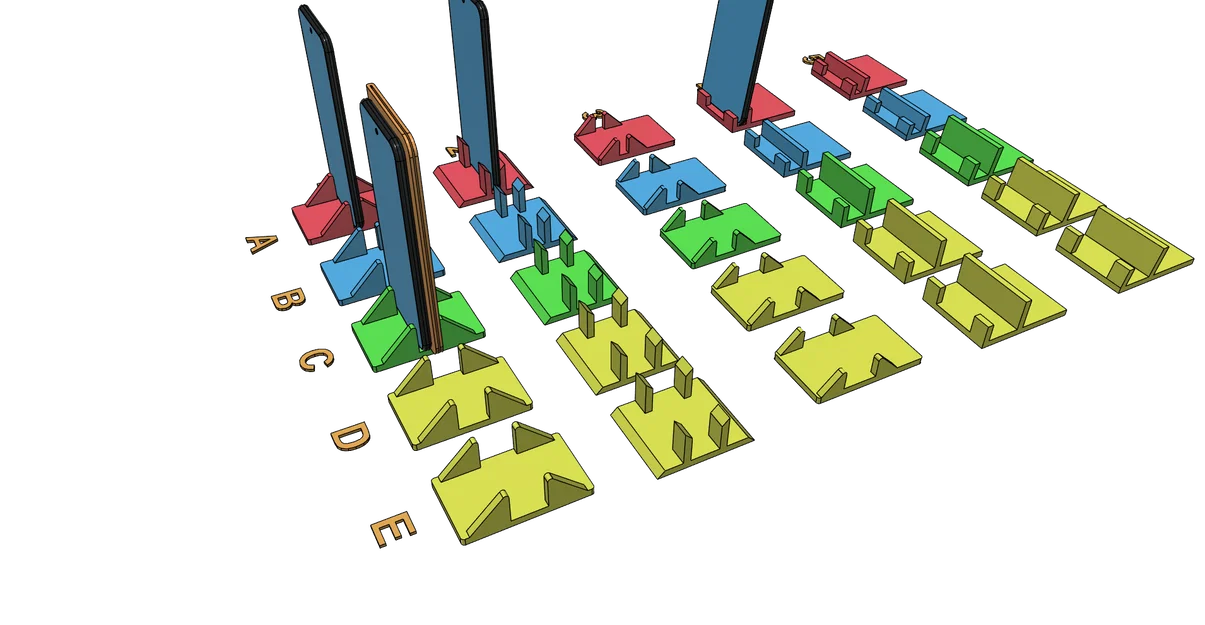 Đế giữ điện thoại 3D in nhanh, không cần support (25 phiên bản) - Image 1