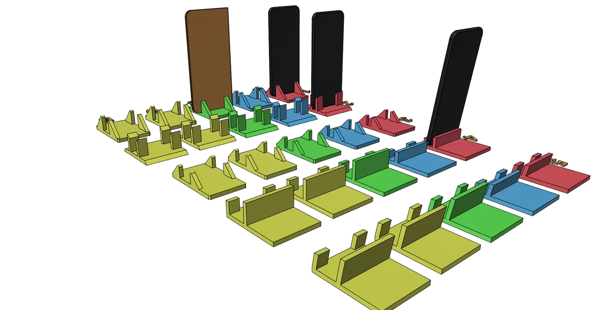 Đế giữ điện thoại 3D in nhanh, không cần support (25 phiên bản) - Image 5