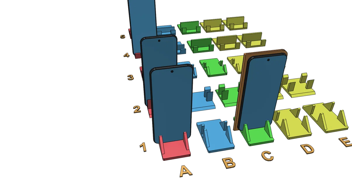 Đế giữ điện thoại 3D in nhanh, không cần support (25 phiên bản) - Image 6