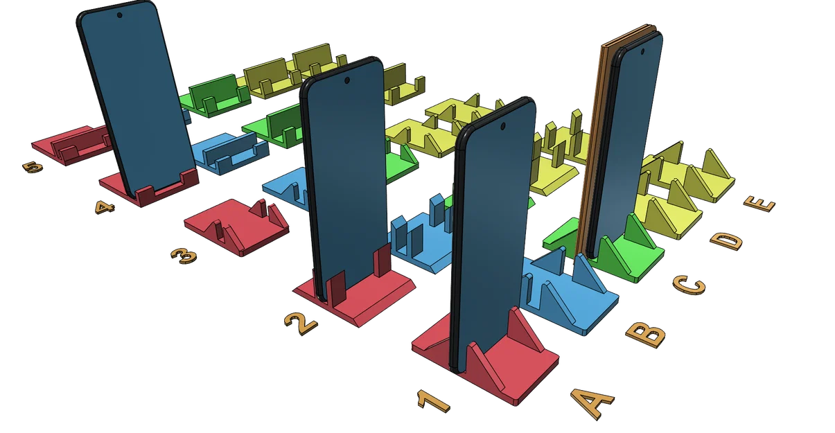 Đế giữ điện thoại 3D in nhanh, không cần support (25 phiên bản) - Image 7