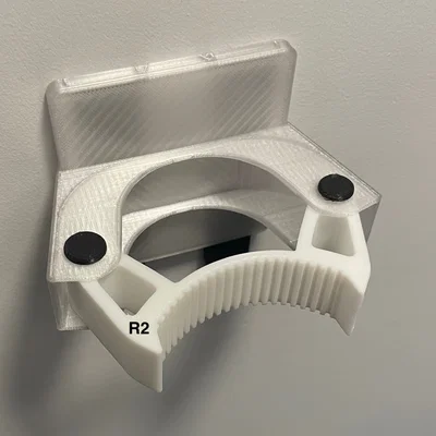 Broom Holder R2 - Giá đỡ cán chổi in 3D